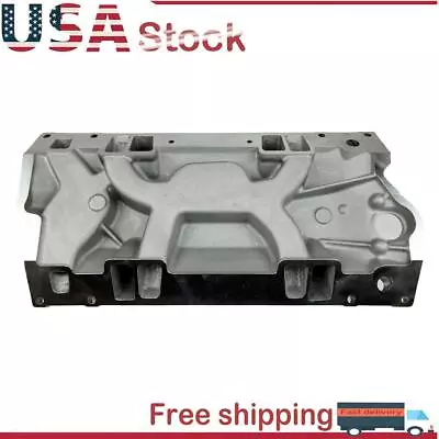 Aluminum Intake Manifold For Small Block Chevy SBC Vortec Dual Plane 327 350 383 • $107.49