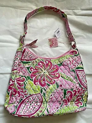 Vera Bradley Lisa B Handbag Purse Retired NEW Pinwheel Pink Never Used  • $17.79