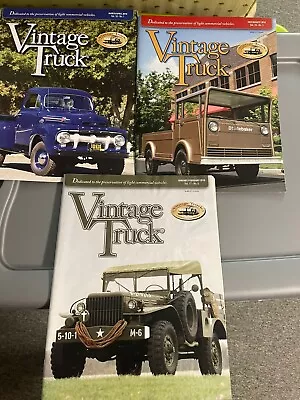 VINTAGE TRUCK Magazines - 2010 - 3 Issues • $9.99