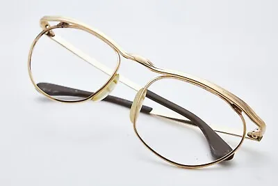 Vintage Man MARWITZ OPTIMA 50-18 130 Gold Filled Retro Glasses Eyeglasses Frame  • $184.55