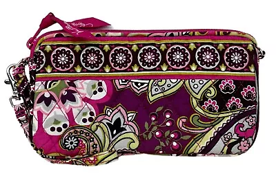 Vera Bradley Very Berry Paisley Wristlet Excellent Condition • $20.99