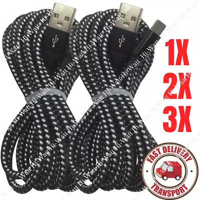 $7.35 • Buy 10FT Braided USB Charging Cable For IPhone 11 XR 8 7 Plus IPad Charger Cord Long