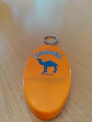 Vintage 1992 Camel Logo Orange Floating Key Chain W/ Butane Cigarette Lighter  • $9.95