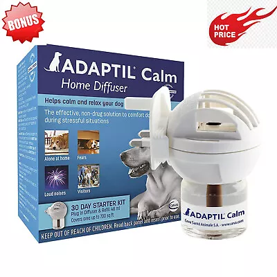 Adaptil Calm Plug In Diffuser Refill Pack 48ml Calm Dog Stress Relief Pheromones • £26.50