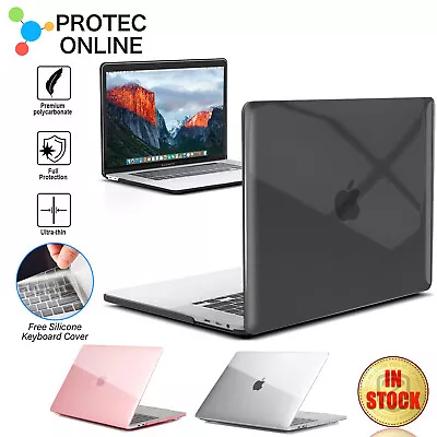 For Apple Macbook Air 13 Pro 13 15 16 Hard Case All Series Free Keyboard Cover • $19.95