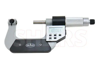 SHARS 1-2  Electronic Screw Thread Micrometer 60 Degree V-Anvils .00005  NEW #] • $156.45