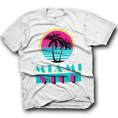 Miami Vice T-shirt Action Sci Fi Chinese Japanese 80s 90s Hippy Classic  • £5.99
