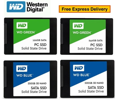 WD Green Blue Internal Solid State Drive SATA 240GB 500G 1TB 2TB SSD SATA III • $279