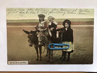 £4.99 • Buy Donkey Rides On The Beach, Blackpool Lancashire 1906 Animated Scene Children