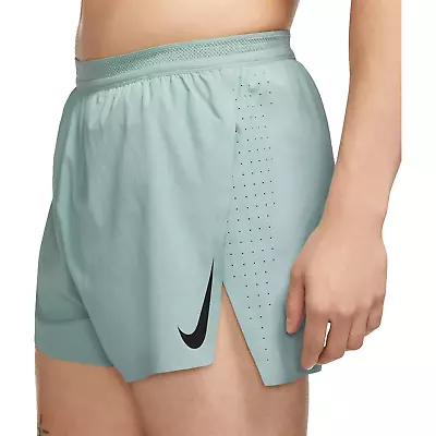 Nike Men's AeroSwift 4'' Running Shorts Mineral Mens Size Medium • $39.96