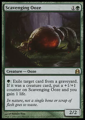 MTG Magic The Gathering Scavenging Ooze (170/320) Commander MP • $0.99