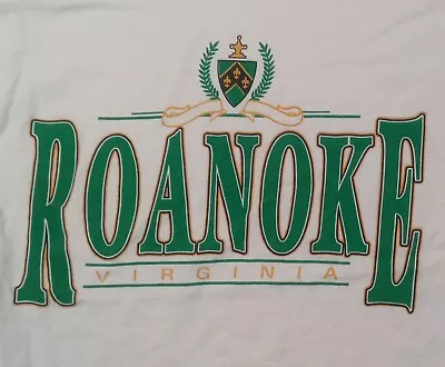 Vintage Roanoke Virginia Souvenir T Shirt L Velva Sheen Tag  • $24.99