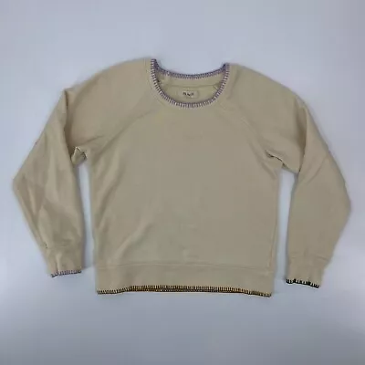 Madewell Sweater Womens XXS Beige Casual Pullover Sweatshirt • $2.49
