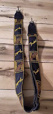 Fender Padded Embroidered Monogramed Hook Ends Adjustable Guitar Strap • $5.94