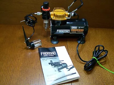 Freeman Model CO2MAC Mini Air Compressor 1/5 HP  120V Air Sprayer Models Crafts • $59.99