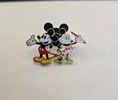 $10 • Buy Disney Pin - Mickey Mouse Minnie Mouse Paint Brush Hat Lapel Pin 