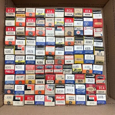 $24.99 • Buy Lot Of 100 - Vacuum Tubes Vintage NOS Tubes