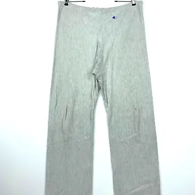 $46.74 • Buy Vintage Champion Reverse Weave Warm Up Sweat Pants Size XL Gray