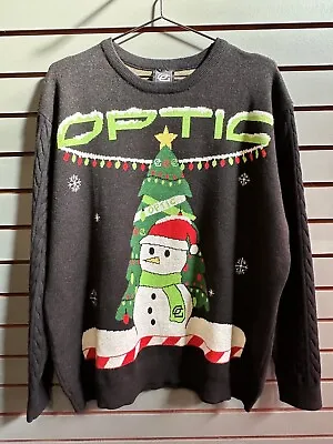 OpTic Gaming Christmas Sweater Black Size Medium Hecz Scump • $50