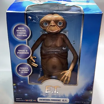 E.T. Animaltronic Extra Terrestrial ET 20th Anniversary Toys R Us W/ Box “READ” • $72.24