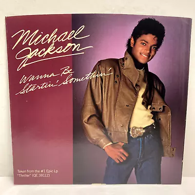 Michael Jackson - Wanna Be Startin Somethin - 45 Picture Sleeve Only - No Record • $3.60