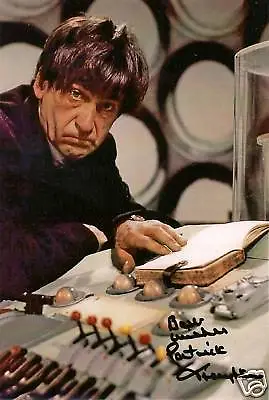 £1.20 • Buy PATRICK TROUGHTON DOCTOR WHO SIGNED AUTOGRAPH 6 X 4 POSTCARD SIZE PRE PRINTED