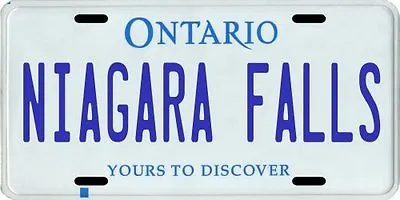 Niagara Falls Ontario Canada Aluminum License Plate • $14.95