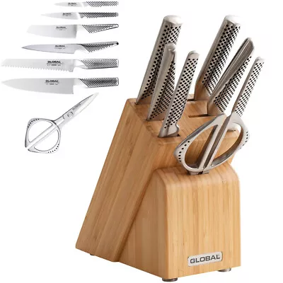 100% Genuine! GLOBAL Takashi 8 Piece Knife Block Set! Made In Japan! RRP $1059! • $529