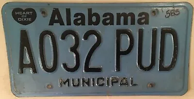 PUD MUNICIPAL GOVERNMENT License Plate Public Utility PUV Gas Electricity Water • $69.95