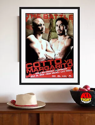 MIGUEL COTTO Vs. ANTONIO MARGARITO (1) : Original MGM Onsite Boxing Poster 10D  • $75.76