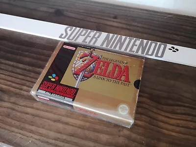 The Legend Of Zelda: A Link To The Past SNES Game Cartridge In Box With Leaflet • £115