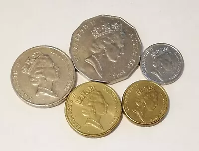 1996 Australian Coin - $2 $1 50 Cent 20 Cent And 5 Cent Coins • $8.20