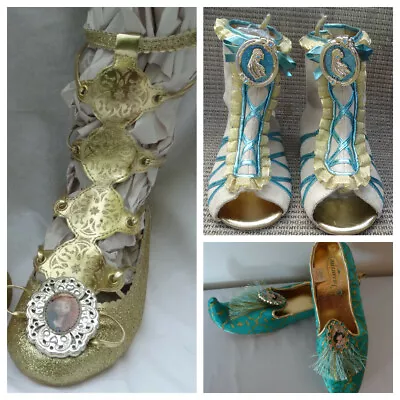 DISNEY STORE Girl's Princess Costume 2-3 Shoes: Pocahontas Merida Jasmine • $22.30