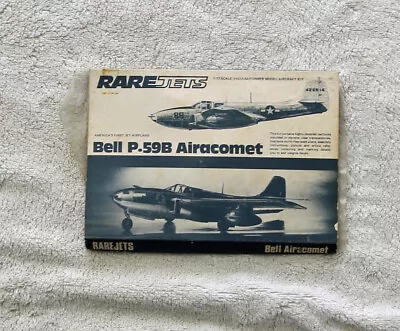 $16.98 • Buy RareJets Vacuum-Formed Bell P-59B Airacomet 1:72 Model Kit Sealed Complete