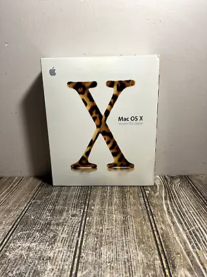 Apple Mac OS X Version 10.2 Jaguar -✅ New SEALED ✅ • $69.99