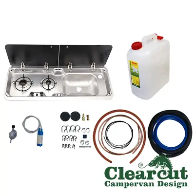 VW T5 T6 Campervan Conversion Sink/Cooker & Install Kit & 20l Water Container • £322.05