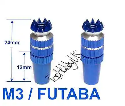 1Set M3 Futaba / Spektrum DX6i DX7S DX8 DX9 TX Gimbal Sticks (US SELLER/SHIP) • £7.40