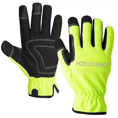 Jorestech All Purpose Mechanics Gloves- High Vis Dexterity Gloves • $7.99