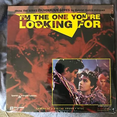 I’m The One You’re Looking For 1989 LD DVD Laserdisc RARE Spanish English Subs • $25