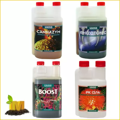 CANNA PK 13-14 Boost  Rhizotonic Cannazym 250ml / 1L Nutrient Additive Set • $344.01