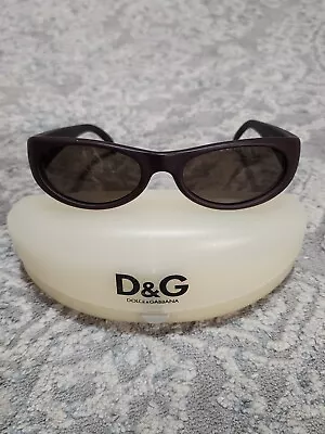 Dolce & Gabbana Sunglasses D&G2026 371 Matte Brown Round Frames W Brown Lenses • $52.49