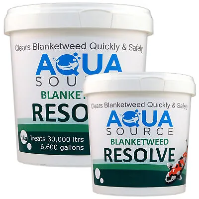 £9.99 • Buy Aqua Source Blanket Weed Resolve Water Treatment Blanketweed Pond Fish Koi New