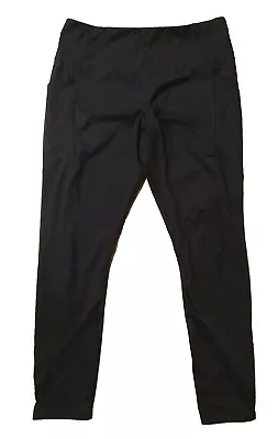 So Leggings Adult XL Womens Pants Black Ankle Stretch Yoga Gym Breathable Mesh • $12.99