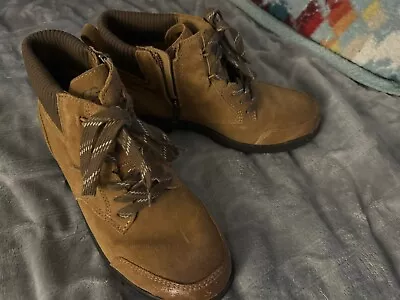 UGG Hapsburg Ankle Boot Lace Up Brown Suede Size 10 • $20