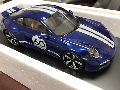 NEW! 1/18 Spark 2022 Porsche 911(992) Sport Classic Heritage Blue 911pcs • $479.99