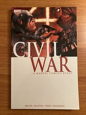 Civil War TPB By Mark Millar.  Marvel Comics. • $9.99