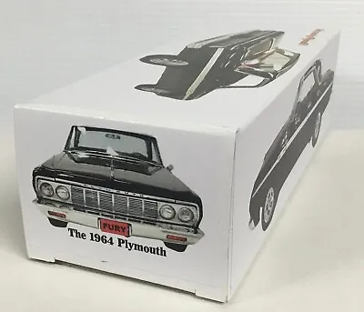 Black 1964 Plymouth Fury New Custom Made Promo Model BOX ONLY..NO CAR • $18.47