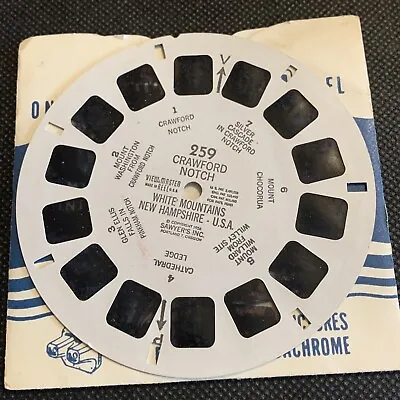 View Master  Reel  259 Crawford Notch  1956   Rare • $11.70