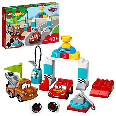 LEGO 10924 DUPLO Disney Cars Lightning Mcqueen’s Race Day Brand New Retired Set • $149.95