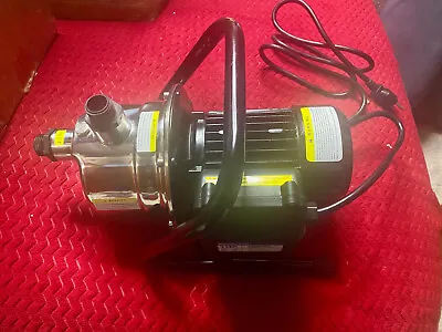 1hp Portable Shallow Well Garden Pump Stainless Steel 998gph 115v  • $49.99